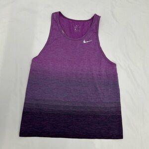 Nike Tank Top Womens Woven Knit Dri Fit Gym Running Workout
